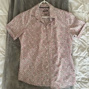 Apt. 9 Pink Floral Men's Polo Shirt